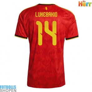 Billiga Belgien Dodi Lukebakio #14 Hemmatröja VM 2026 Kortärmad